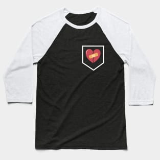 Whimsical and cute broken heart Baseball T-Shirt